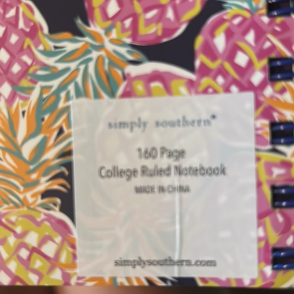 Simply Southern Collection 160 page college ruled notebook-spiral bound; NWT - Picture 5 of 5